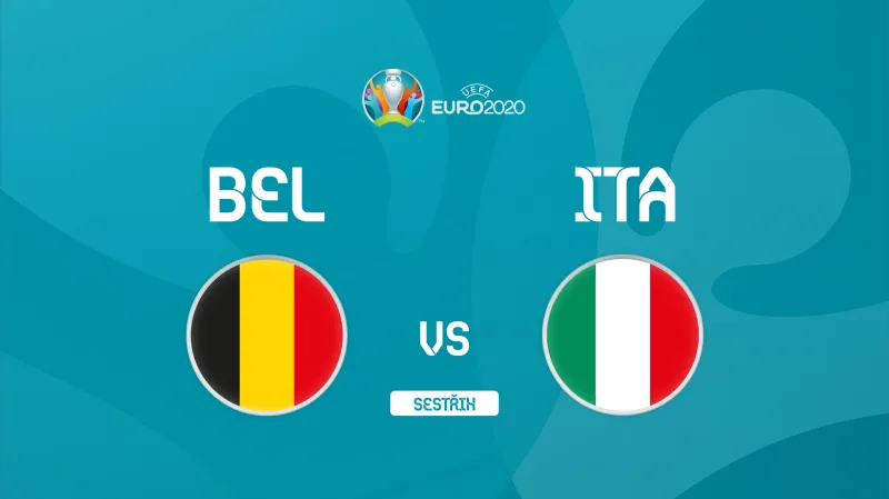 Sestřih utkání Belgie – Itálie