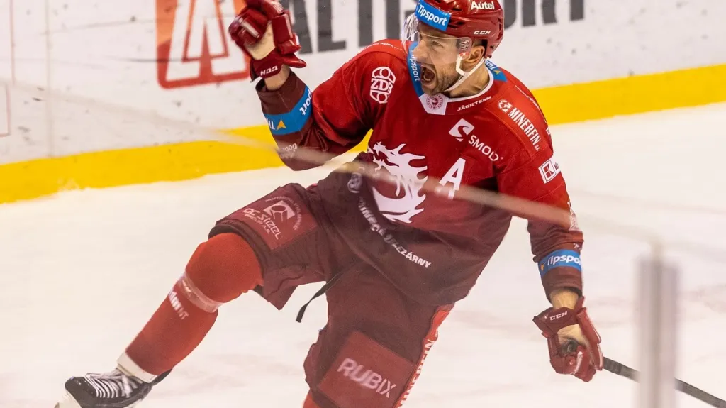 Třinecký forvard Tomáš Marcinko