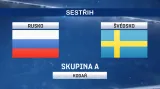 Sestřih zápasu Rusko - Švédsko