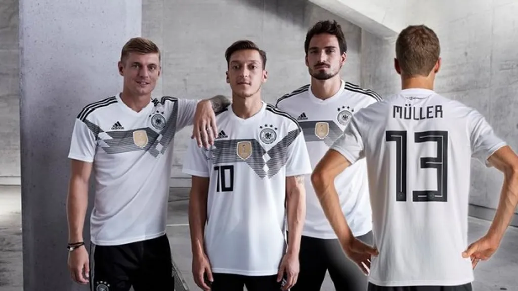 Nové dresy německé fotbalové reprezentace