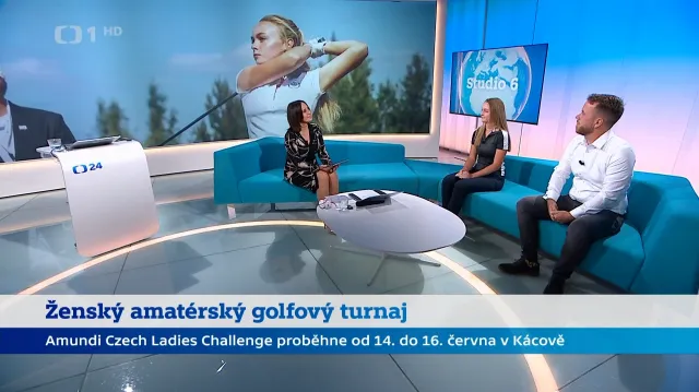 Vodičková a Malec o amatérském golfovém turnaji v Kácově