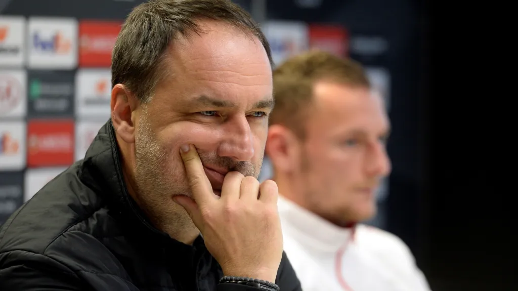 Trenér Slavie Jindřich Trpišovský