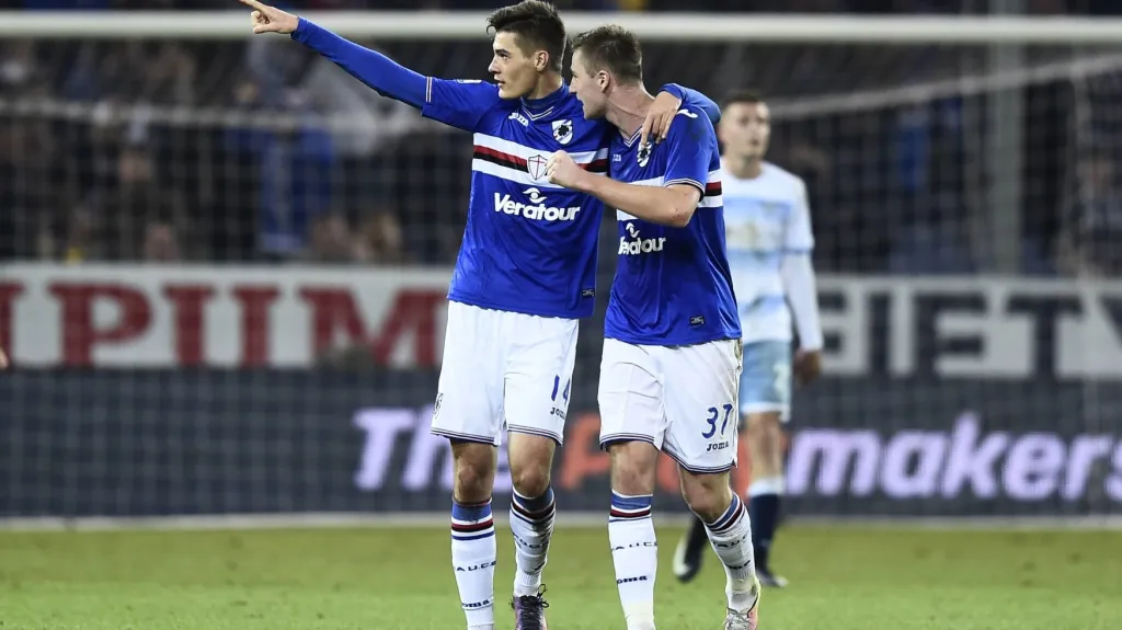 Patrik Schick slaví vstřelený gól