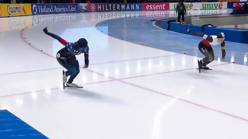 Vítězná jízda Jacksonové na trati 500 metrů