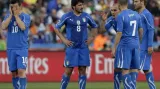 Zklamaní italští fotbalisté
