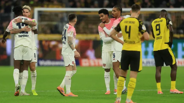 Leverkusen postoupil přes Dortmund do čtvrtfinále Německého poháru