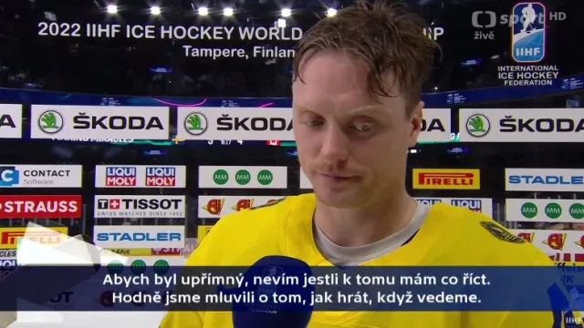 Klingberg po selhání s Kanadou: Tohle nás bude dlouho bolet