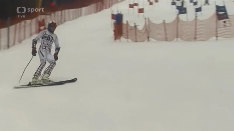 Na dětské olympiádě se rozdělovaly medaile v paralelním slalomu