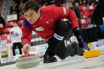 Skip českého týmu Lukáš Klíma