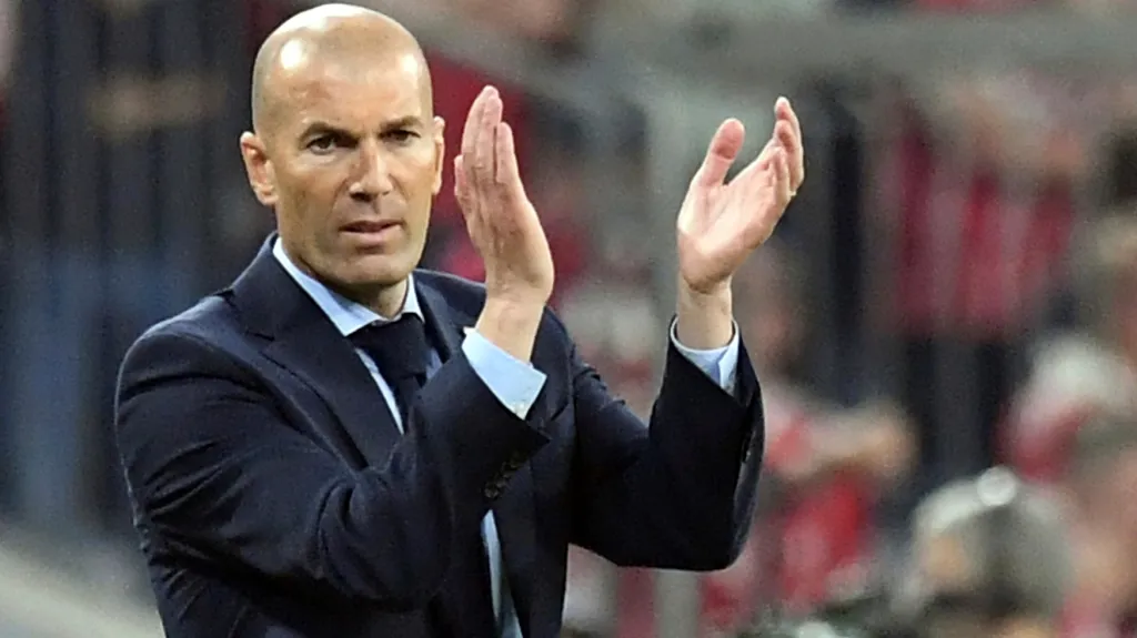 Kouč Realu Madrid Zinédine Zidane