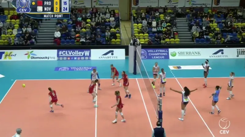 Volejbalistky Prostějova doma jednoznačně prohrály s Novarou
