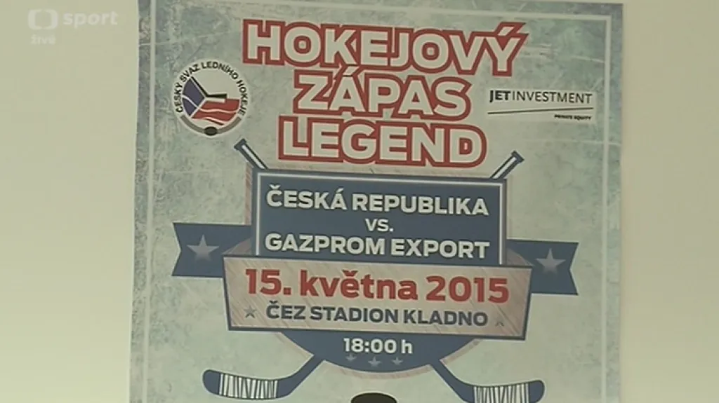 Na kladenském ledě se utkají hokejové legendy