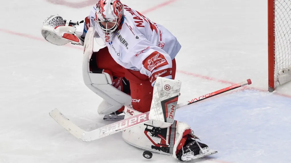 Marek Mazanec v brance Třince