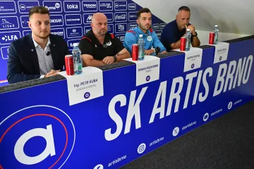 Petr Kouba, Roman Nádvorník, Martin Pospíšil a Zbyněk Zbořil na TK Artisu Brno