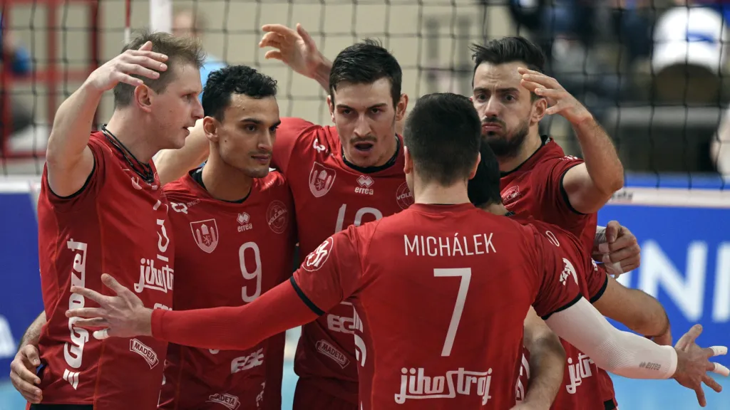 Radost volejbalistů Jihostroje