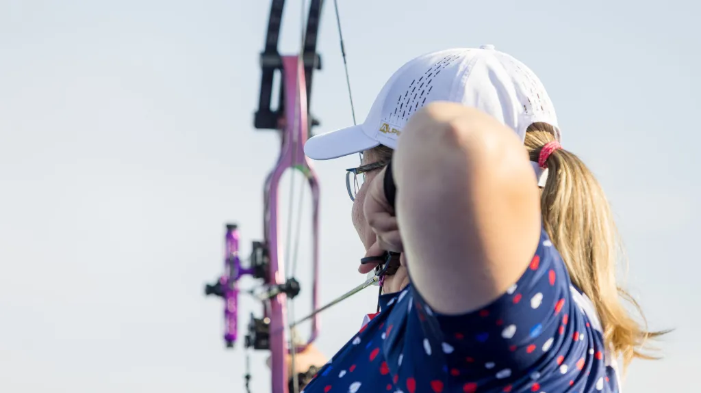 Lukostřelkyně Šárka Pultar Musilová na paralympiádě v Paříži