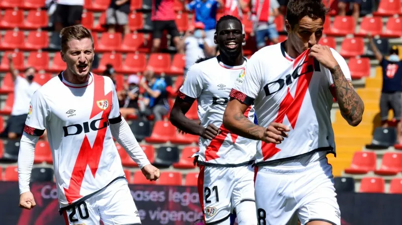 Radost hráčů Raya Vallecano