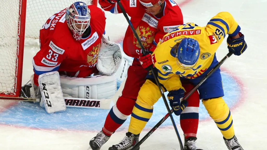 Utkání Švédsko - Rusko