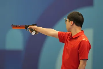 Sie Jü získal zlato ze vzduchové pistole