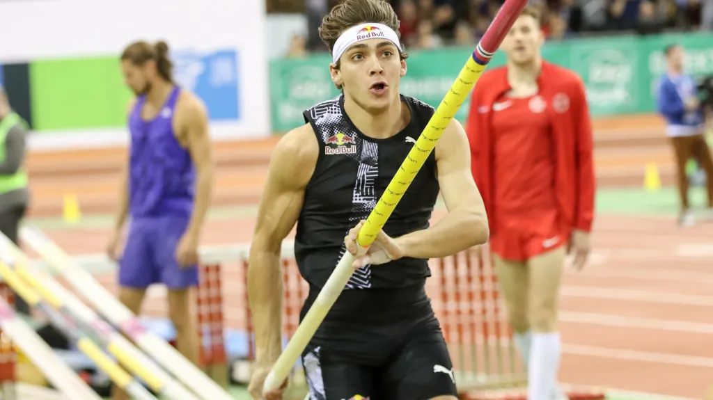 Duplantis na halovém mítinku v Německu