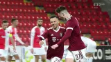 Gól v utkání Slavia – Sparta: Pešek - 0:2 (26. min.)