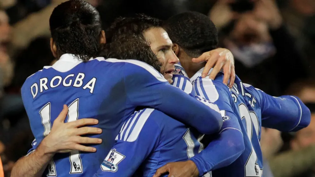 Radost hráčů Chelsea