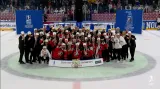 Medailový ceremoniál zlatých Kanaďanů