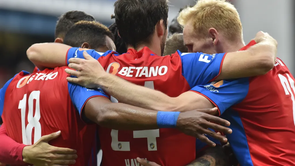 Radost fotbalistů Plzně