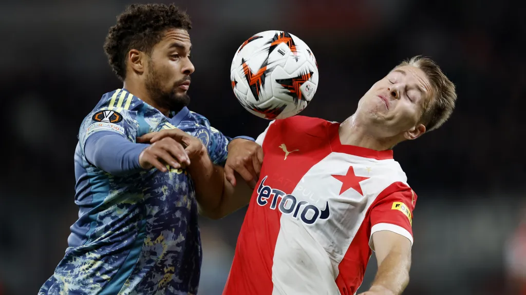 Utkání Slavia – Ajax