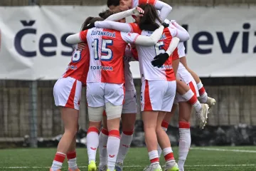 Radost fotbalistek pražské Slavie