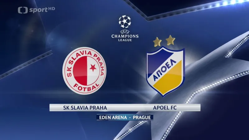 Sestřih utkání Slavia Praha - APOEL Nikósie