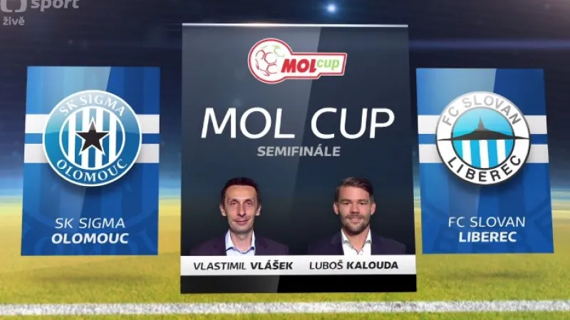 Přenos ČT semifinále Mol Cupu: Sestřih a ohlasy zápasu Olomouc - Liberec