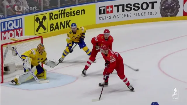 Gól v utkání Švédsko - Rusko: Grigorenko - 1:5 (38. min.)