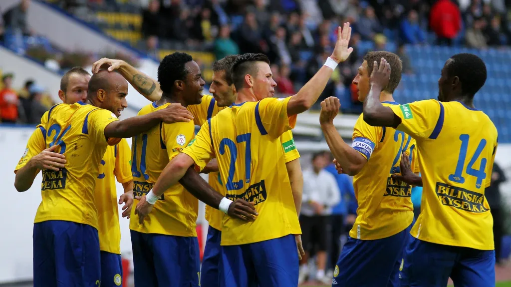 Radost fotbalistů Teplic