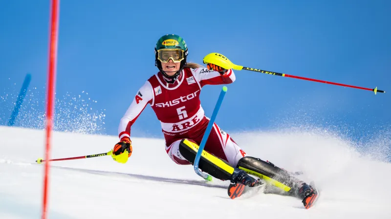 Vítězná jízda Liensbergerové ve slalomu v Aare