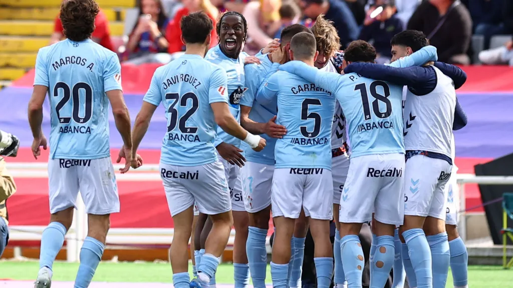 Fotbalisté Celty Vigo