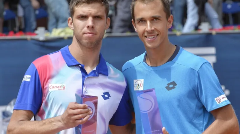 Jiří Veselý a Lukáš Rosol na Prague Open