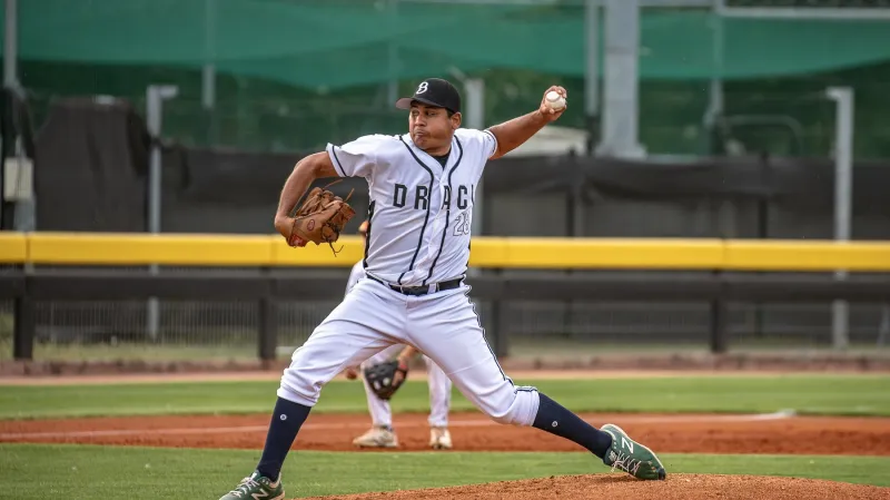 Nadhazovač brněnských Draků Jhenderson Hurtado