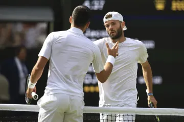Jacob Fearnley a Novak Djokovič