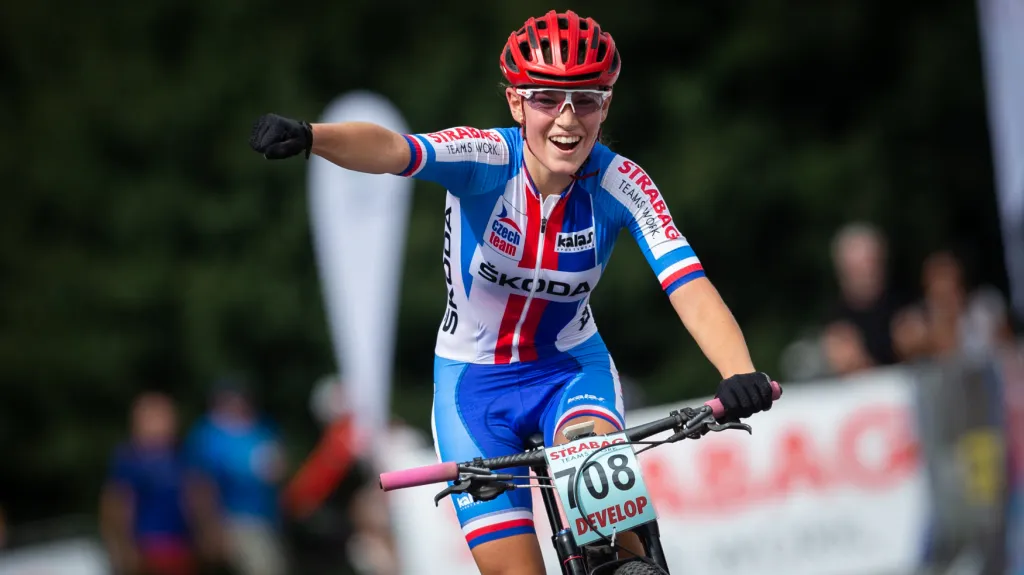 Juniorská reprezentantka v cross-country Aneta Novotná