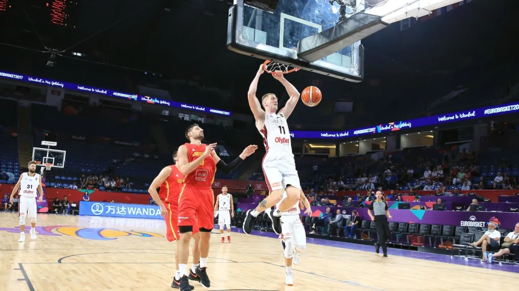 Utkání Lotyšsko - Černá Hora