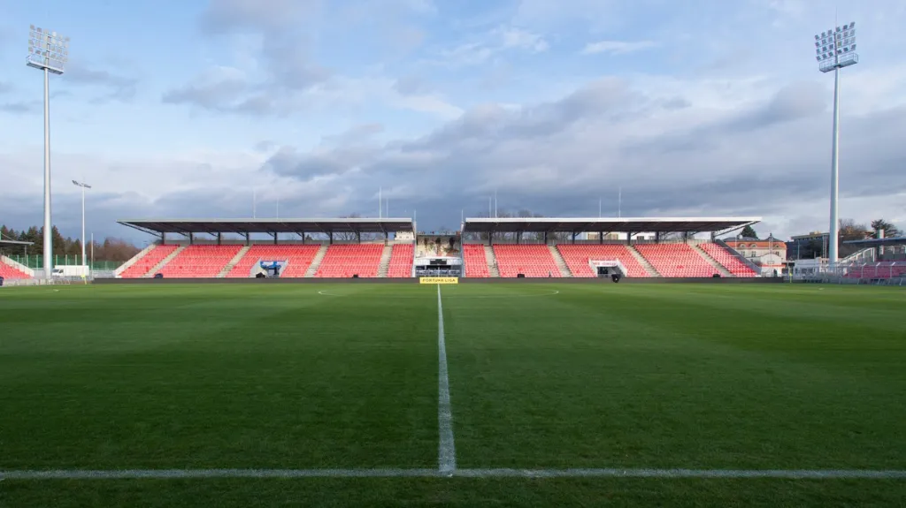 Zrekonstruovaný stadion Pardubic
