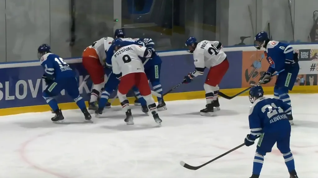 Přípravné utkání hokejistů do 18 let Slovensko – Česko