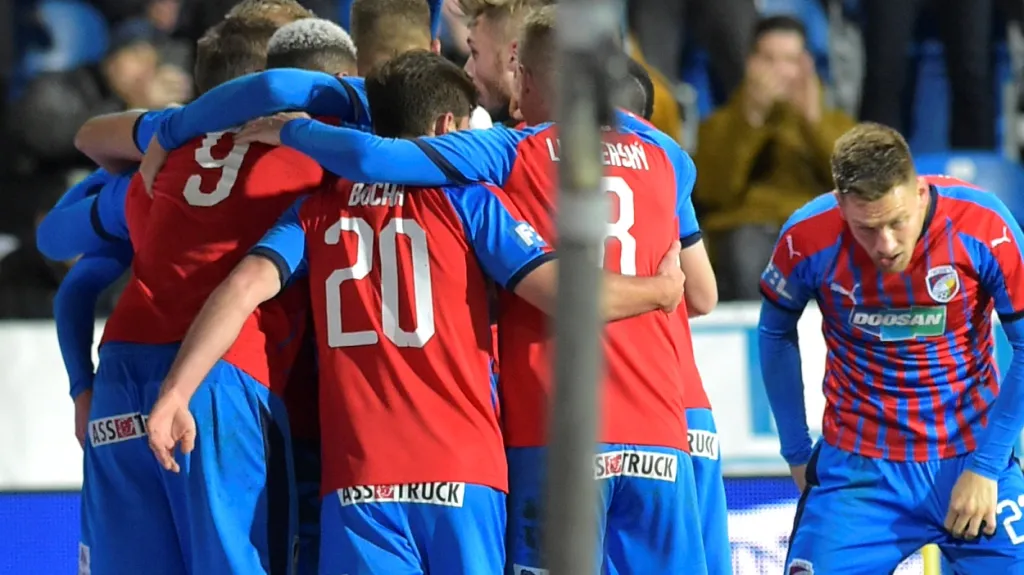 Radost fotbalistů Plzně