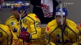 Gól v utkání Švédsko - Česko: Lundqvist - 3:0 (33. min.)