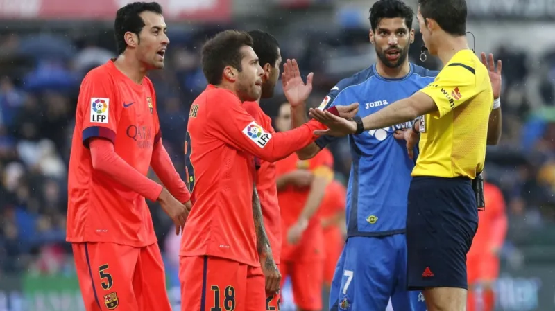 Utkání Getafe - Barcelona