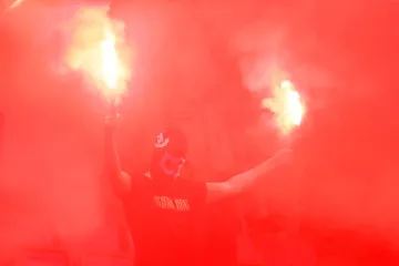 Fanoušek fotbalové Slavie