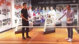 Štěpánek s Berdychem otevřeli výstavu tenisových trofejí