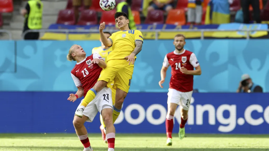 Utkání Ukrajina - Rakousko