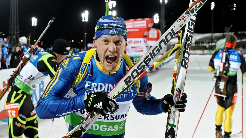 Vítěz závodu Carl Johan Bergman